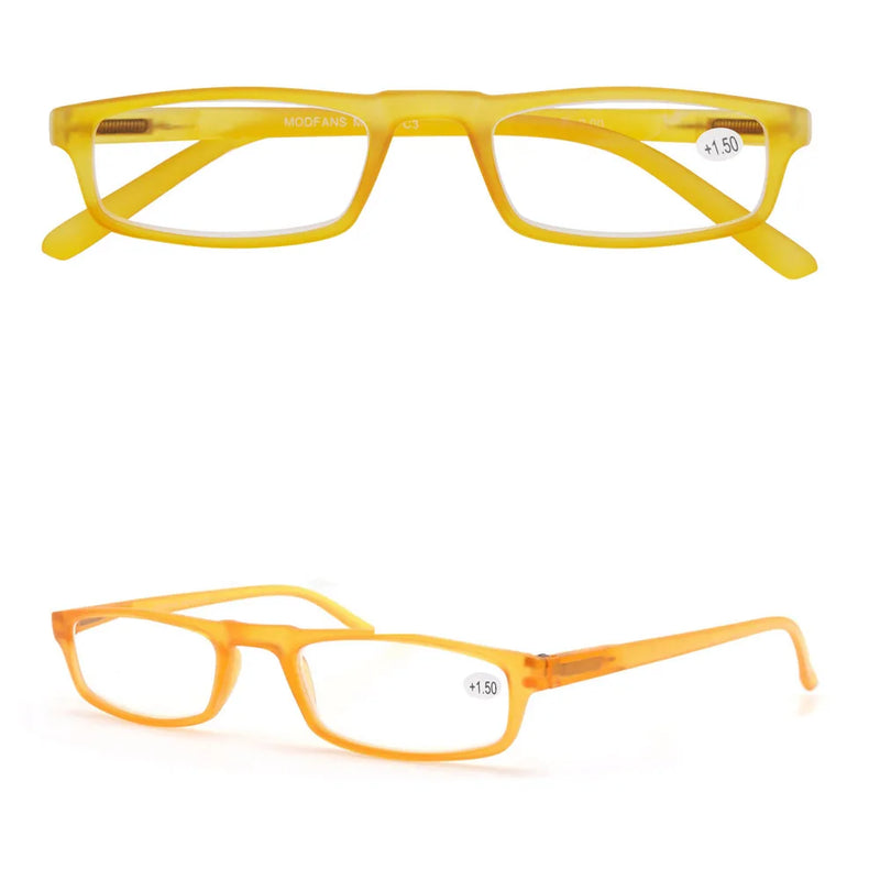 Óculos de Leitura Retangular Ultraleve/ Unisex de cores diversas
