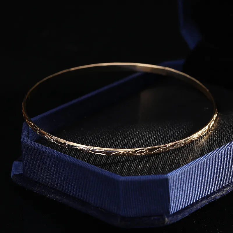 pulseiras de Metal  banhadas a ouro esculpido flor em camadas manguito luxo / Noiva jóias