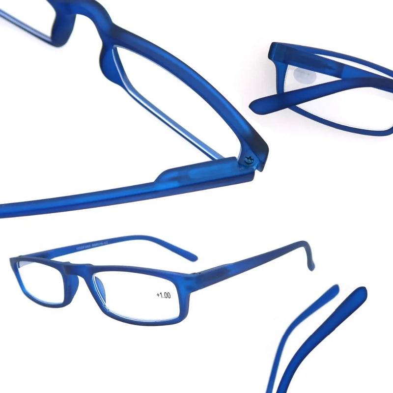 Óculos de Leitura Retangular Ultraleve/ Unisex de cores diversas