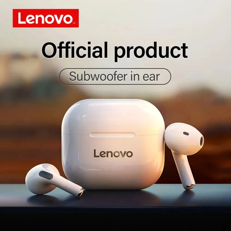 Fones de Ouvido Original Lenovo lp40 tws sem fio Bluetooth  Estéreo