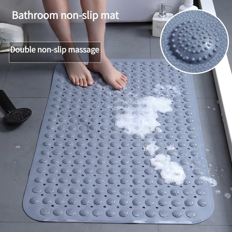 Tapete de Banho para banheiro Doméstico / Hidrofóbico - Anti Deslizamento Almofadado com ventosa e massagem pé