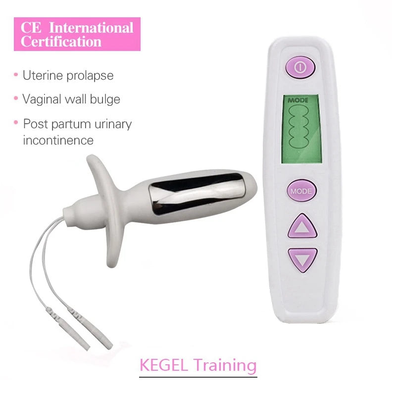 Kegel Eletrodos de sonda vaginal para uso em incontinência,para assoalho pélvico TENS/EMS