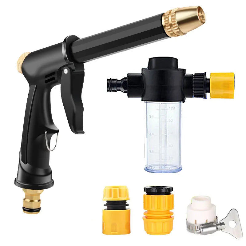 Pistola de água de alta pressão portátil para máquina de limpeza e mangueira
