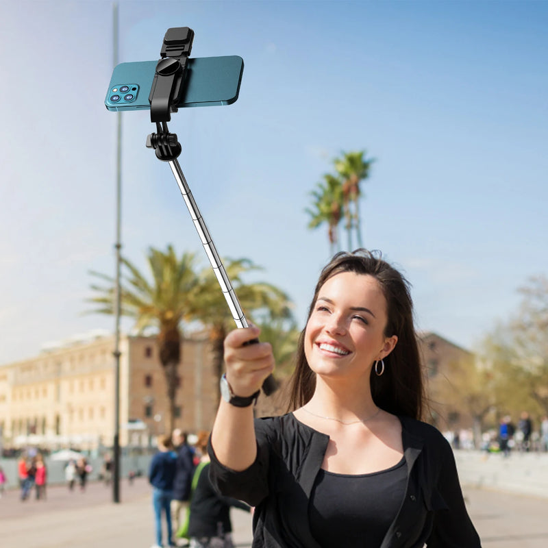 Extensor para Celular  de Selfie com Controle Remoto sem Fio / Suporte com Tripé  "Iphone 41"