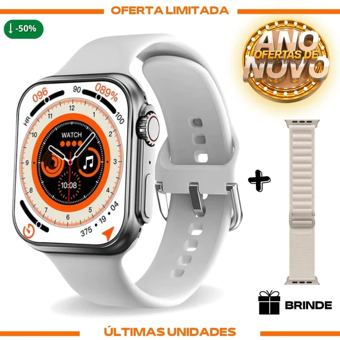 Smartwatch - Serie 8 Ultra + Pulseira Extra