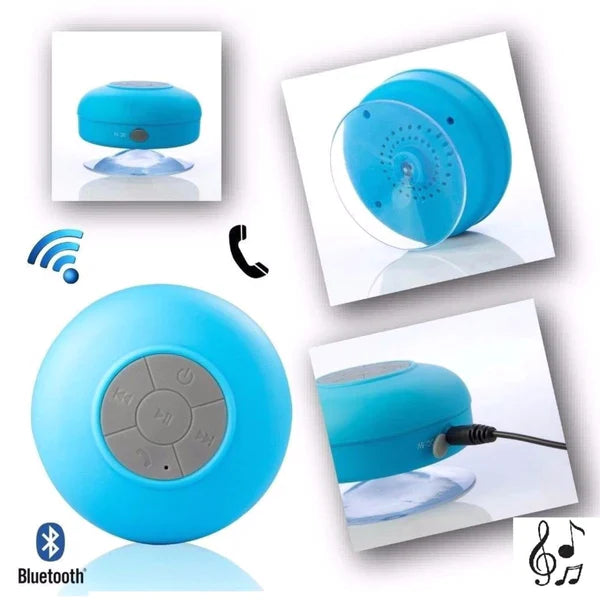 Mini Caixa de Som Bluetooth à Prova D'água Portátil (Piscina, Praia e Chuveiro) 6 cores
