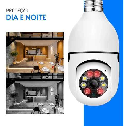 Câmera de Segurança Rotativa Wifi SecurityMax 360º